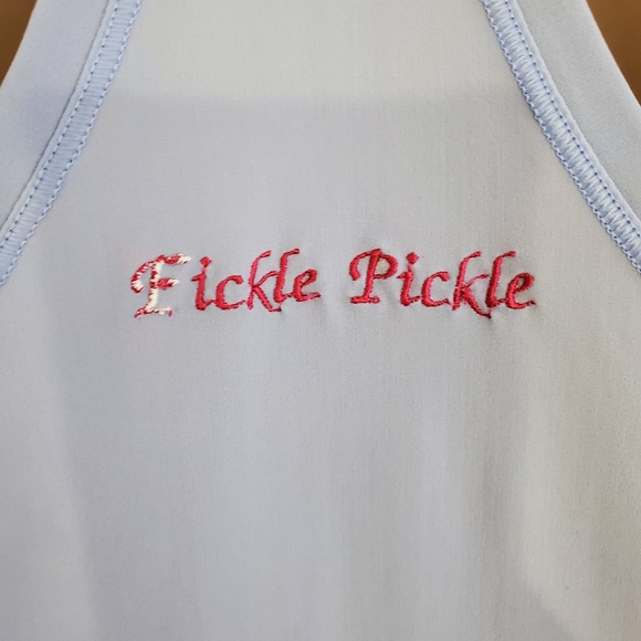 Athleta Plus Lilac Racerback Athletic Tank Top ~ Pre-Owned Size 2X Fickle Pickle - Picture 8 of 11